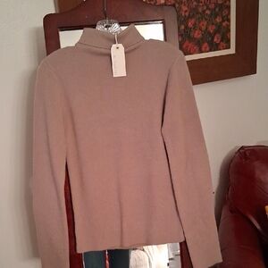 By Together Camel Turtlneck  Sweater Sz. L